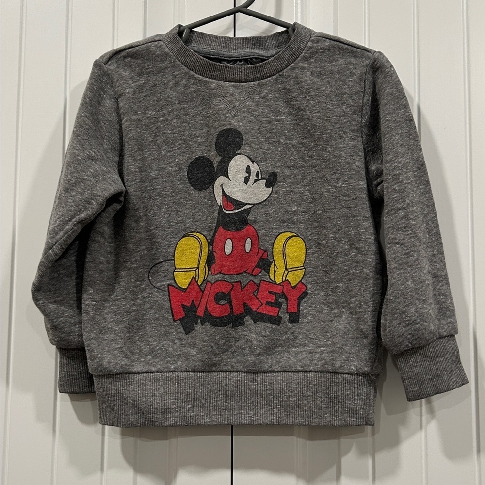 Disney Mickey Mouse Charcoal Sweatshirt - Picture 2 of 5